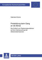 Preisbildung beim Gang an die Boerse