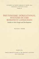 Phytonymic Derivational Systems in the Romance Languages