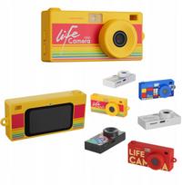Kamera cyfrowa Xrec Mini Aparat Kamera Retro Video 2k Wisiorek Breloczek + Karta 32gb / Xrec X9 / Yellow | SB11431 | 5904647833258