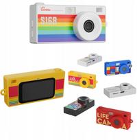 Kamera cyfrowa Xrec Mini Aparat Kamera Retro Video 2k Wisiorek Breloczek Z Karta 32gb / Xrec X9 / White | SB11434 | 5904647833333