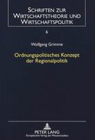Ordnungspolitisches Konzept der Regionalpolitik