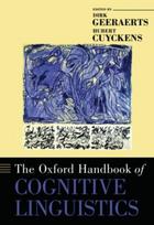 Oxford Handbook of Cognitive Linguistics
