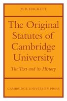 Orignal Statutes of Cambridge University