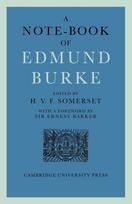Note-Book of Edmund Burke