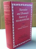 Narrative and Dramatic Sources of Shakespeare