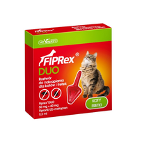 FIPREX DUO antiparazitiniai lašai katėms ir šeškams N1