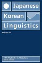 Japanese/Korean Linguistics, Volume 10