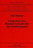 Integration von Wissensmodulen bei der Kreditvergabe