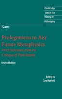 Immanuel Kant: Prolegomena to Any Future Metaphysics