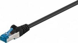 Lan kabel Patchcord Cat 6a S/ftp, 15m, juodas