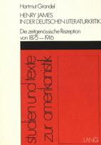 Henry James in der deutschen Literaturkritik