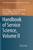 Handbook of Service Science, Volume II