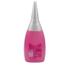 Profesionalus ilgalaikio garbanojimo losjonas dažytiems ir jautriems plaukams Wella Wave It Mild Perm 75 ml