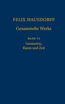 Felix Hausdorff - Gesammelte Werke Band VI