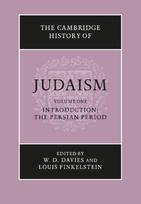 The Cambridge History of Judaism: Volume 1, Introduction: The Persian Period
