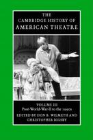 Cambridge History of American Theatre