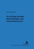 Beitrag Sonstiger Rueckstellungen Zum Unternehmenswert