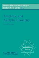Algebraic and Analytic Geometry