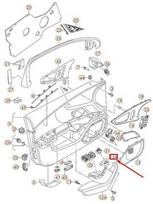 VAG AUDI A6 C7 Priekinės Kairės Durų Viršutinės Rankenos Korpusas LHD 4G1867171A6PS NAUJAS ORIGINALUS