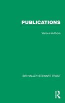 Sir Halley Stewart Trust: Publications