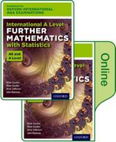OxfordAQA International A-level Further Mathematics with Statistics (9665)