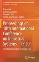 Proceedings on 18th International Conference on Industrial Systems – IS’20