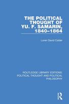 Political Thought of Yu. F. Samarin, 1840-1864