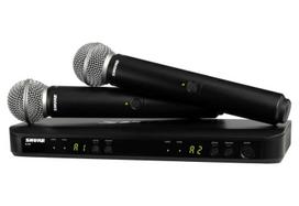 Shure BLX288E/SM58-H8E - wireless system with receiver and two SM58 microphones
