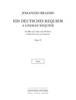 GERMAN REQUIEM OP.45 ORGAN