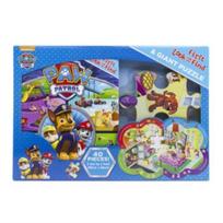 Nickelodeon PAW Patrol: First Look and Find Book, Giant Floor Puzzle and 20 Stickers
