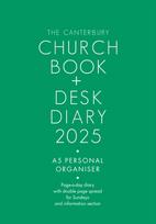Canterbury Church Book and Desk Diary 2025 A5 Personal Organiser Edition