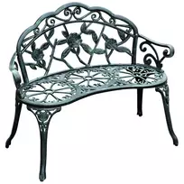 Metalinis sodo suoliukas 2-vietis 100 x 54 x 78 cm