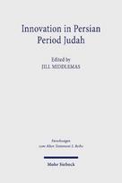 Innovation in Persian Period Judah