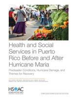 Health and Social Services in Puerto Rico Before and After Hurricane Maria