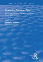 Governing European Cities: Social Fragmentation, Social Exclusion and Urban Governance