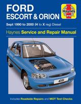 Ford Escort & Orion Diesel (Sept 90 - 00)