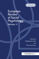 European Review of Social Psychology: Volume 31