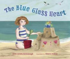 Blue Glass Heart