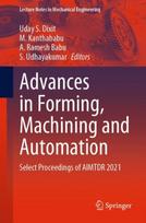 Advances in Forming, Machining and Automation