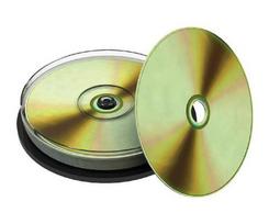 MediaRange CD-R 700MB/80min TRUE GOLD blank discs, 10-pack