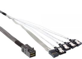 Fuj:tech InLine Mini SAS HD - 4x SATA with Sideband cable, 0.5 m (27630A)