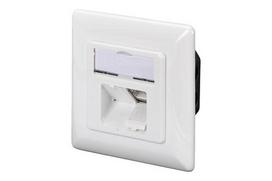 Digitus Surface-mount Cat6 box 2xRJ45 shielded white