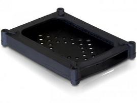 Delock HDD case for 2.5" HDDs, silicone, black