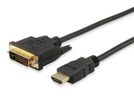 Equip HDMI-DVI-D Bidirectional. 1920x1200/60Hz Strobe/Strobe. 2.00m black polybag