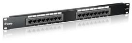 Equip 19" Patch Panel 16xRJ45 Cat5e UTP 1U 100MHz RAL9005