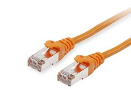 Equip Cat6 patch cable S/FTP 2xRJ45 0.50m orange LSZH Polybeutel