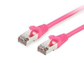 Equip Cat6 patch cable S/FTP 2xRJ45 1.00m pink LSZH polybag