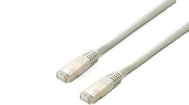 Equip Cat6A shielded (S/FTP) patch cable, 2xRJ45, 20.00m, white, LSZH polybag