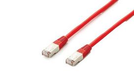 Equip Cat6A patch cable, shielded (S/FTP), 2xRJ45, 2.00m, red, LSZH polyethylene