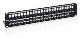 Equip 19" Patchpanel, 48 Keystones, FTP, 2U, LSA/110, RAL9005